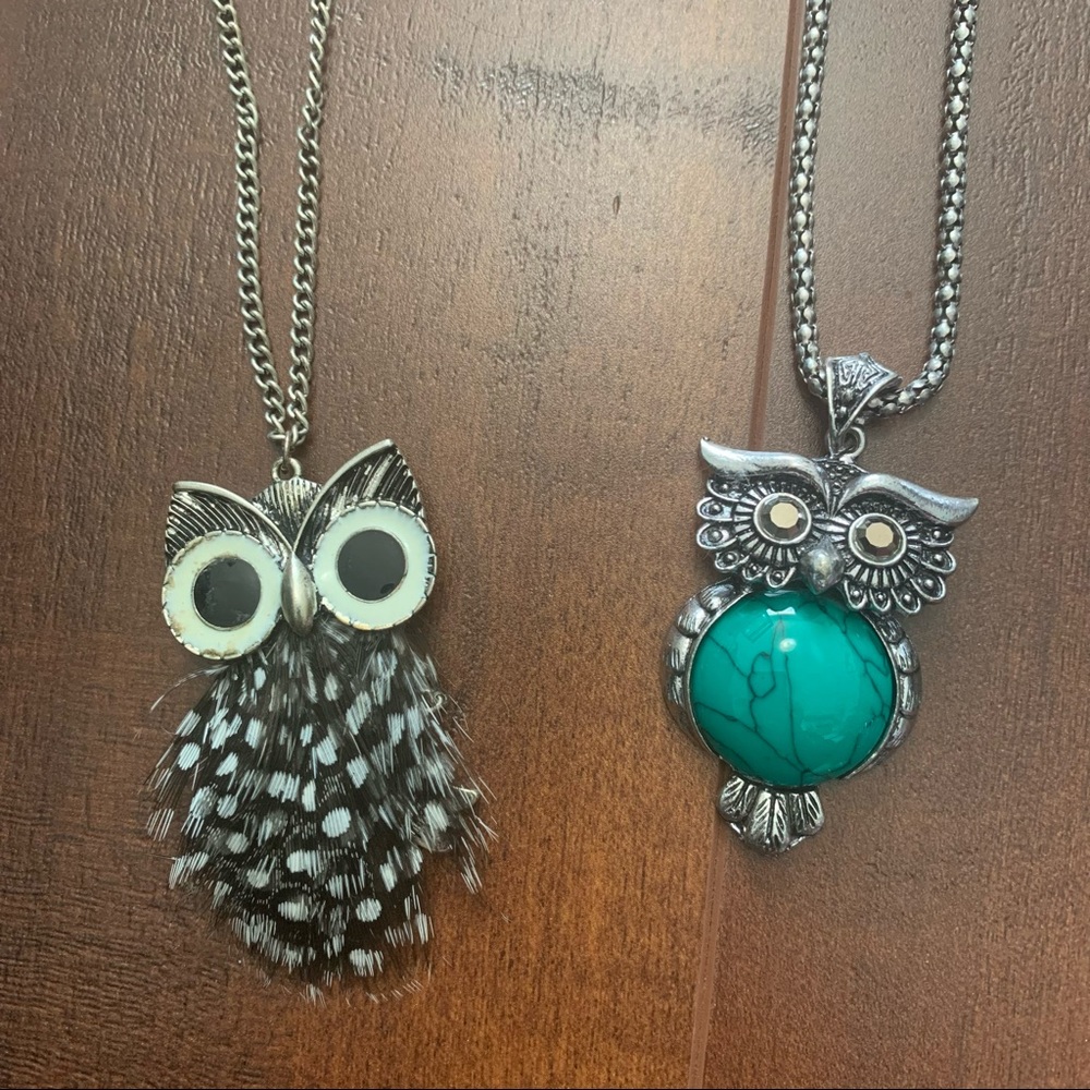 Owl necklaces bundle